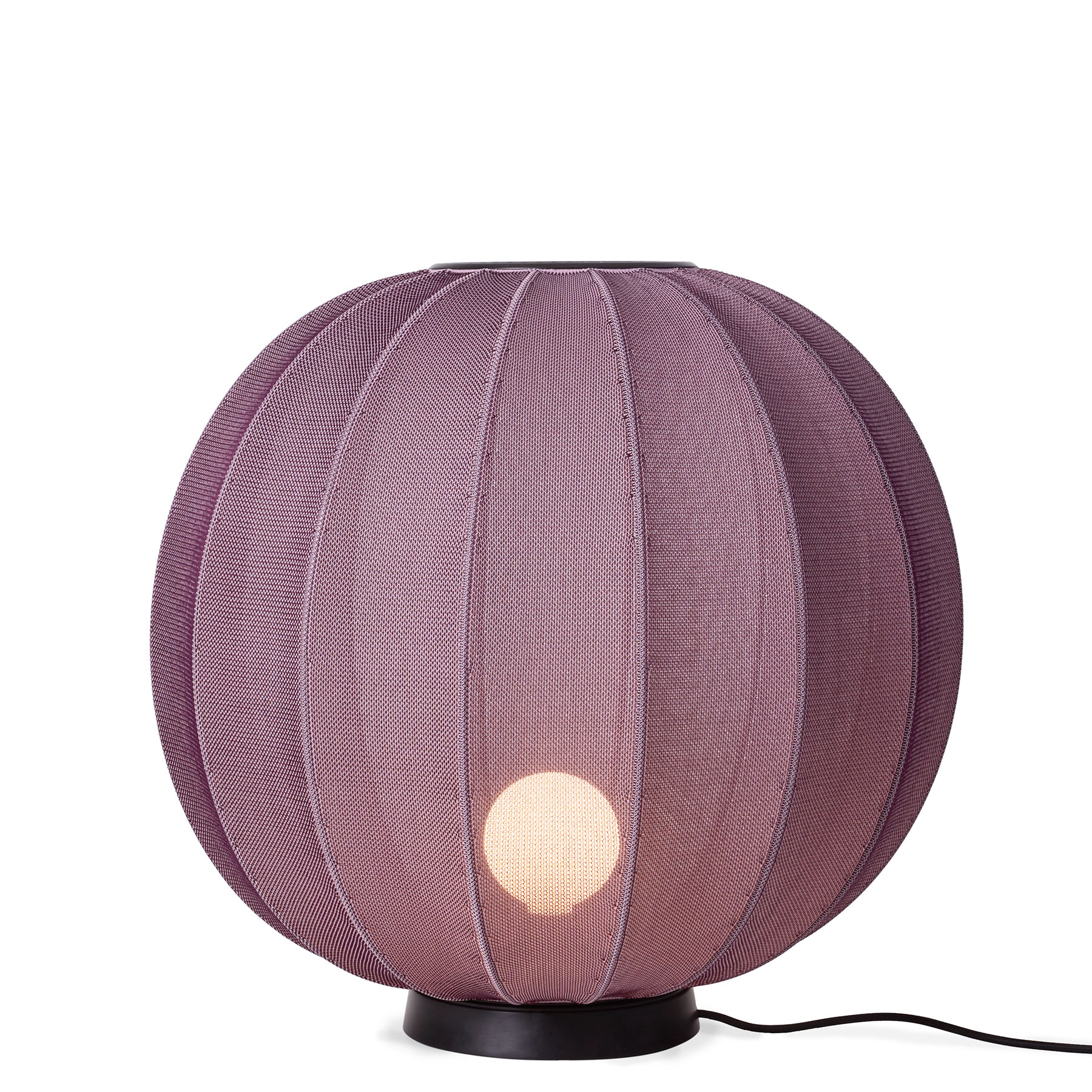 Large Floor/Table Lamp with Fabric Shade in Lantern Shape, Ø 60 cm in Various Colours