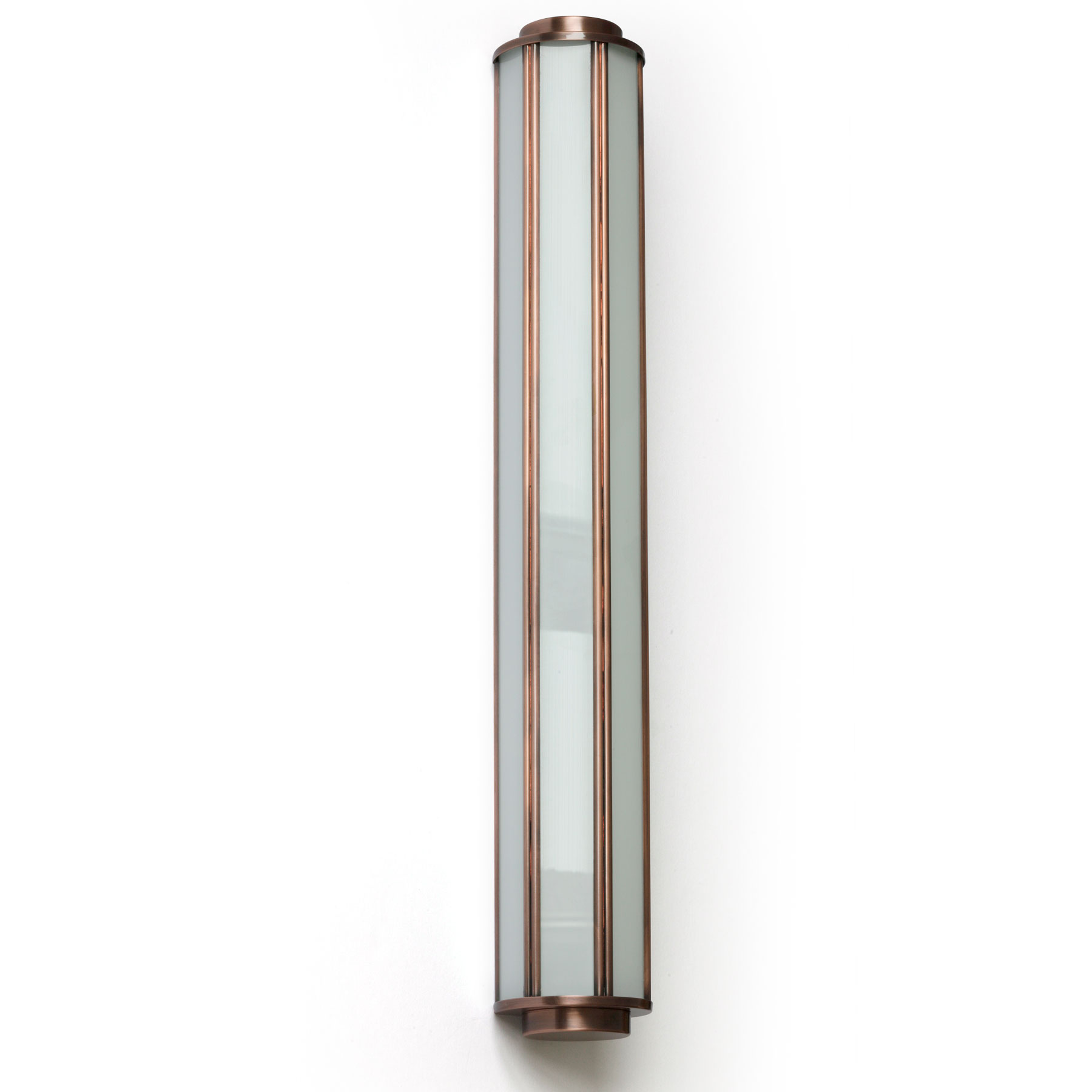 Art déco-Wandleuchte z.B. für Spiegel, 62 cm