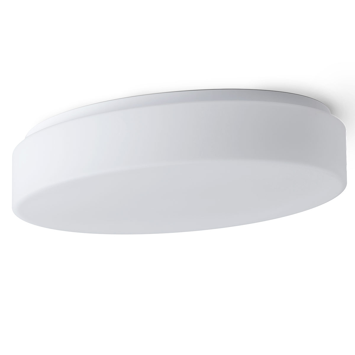 Ovale Opalglas-Deckenleuchte OVALA, 39 / 50 cm
