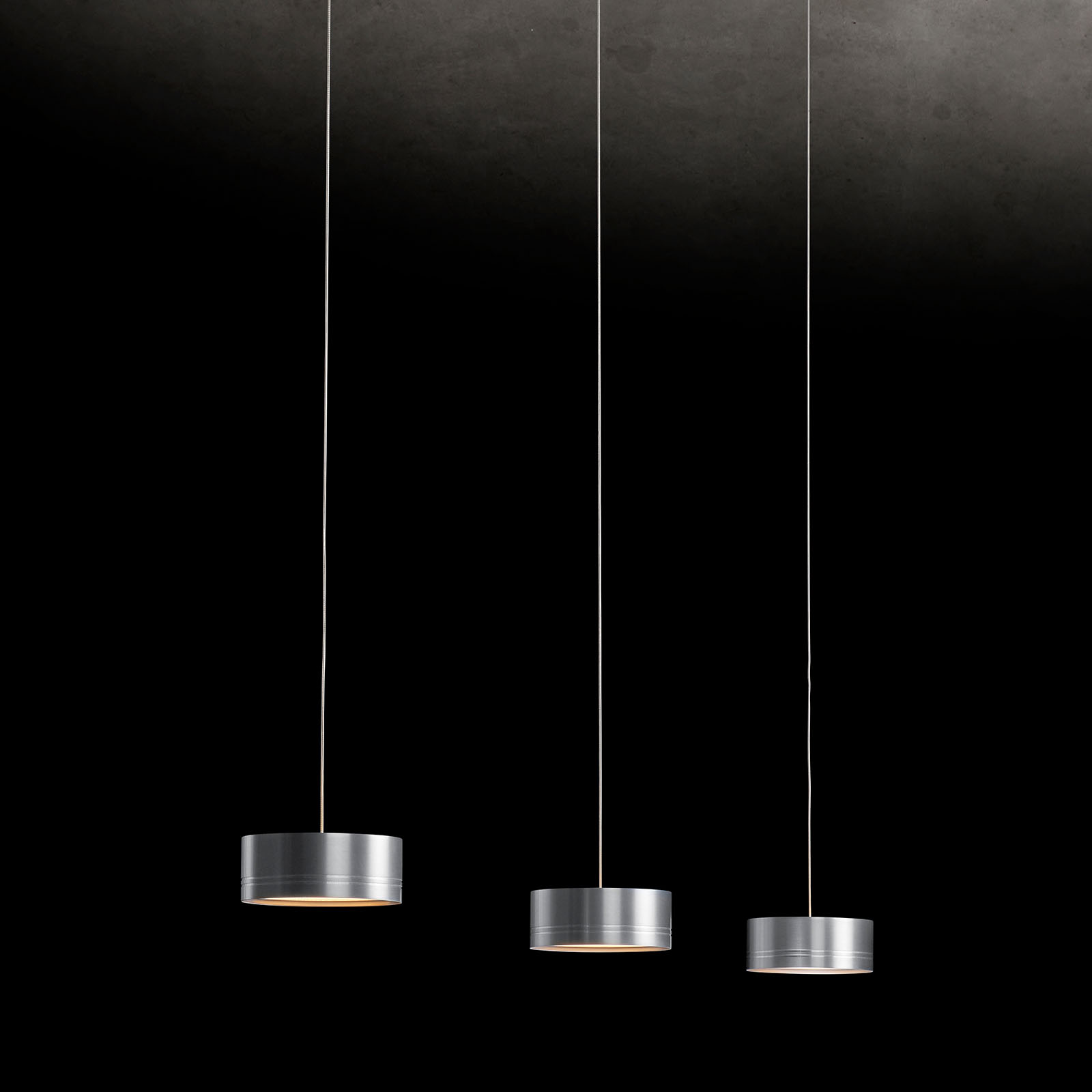 Purist 2-/3-Light Up-Down Pendant Light FAVOR: Oberfläche Platin