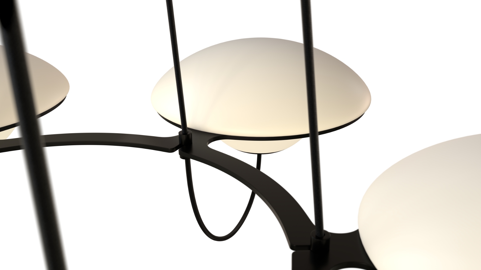 Retro-Futuristic UFO Design Chandelier IN THE AIR 6, Fig. 3