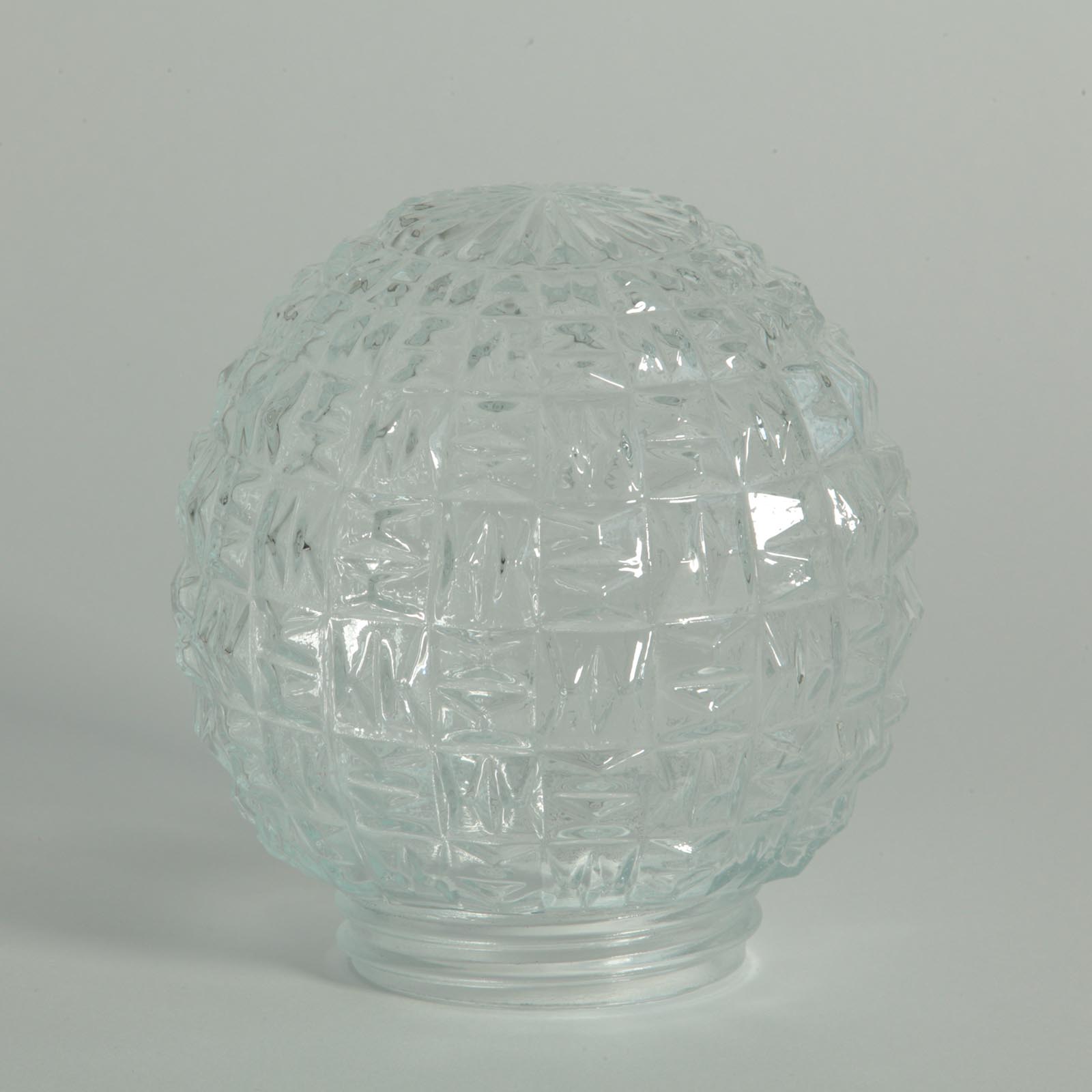 Bakelite Base Wall Light with Clear Textured Glass, Fig. 5