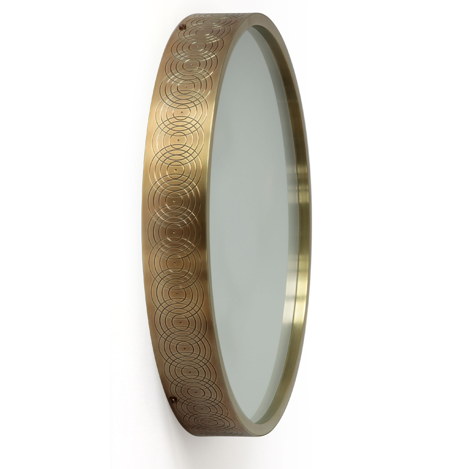 Artful Disc Wall Light crafted from Brass Ø 40 cm