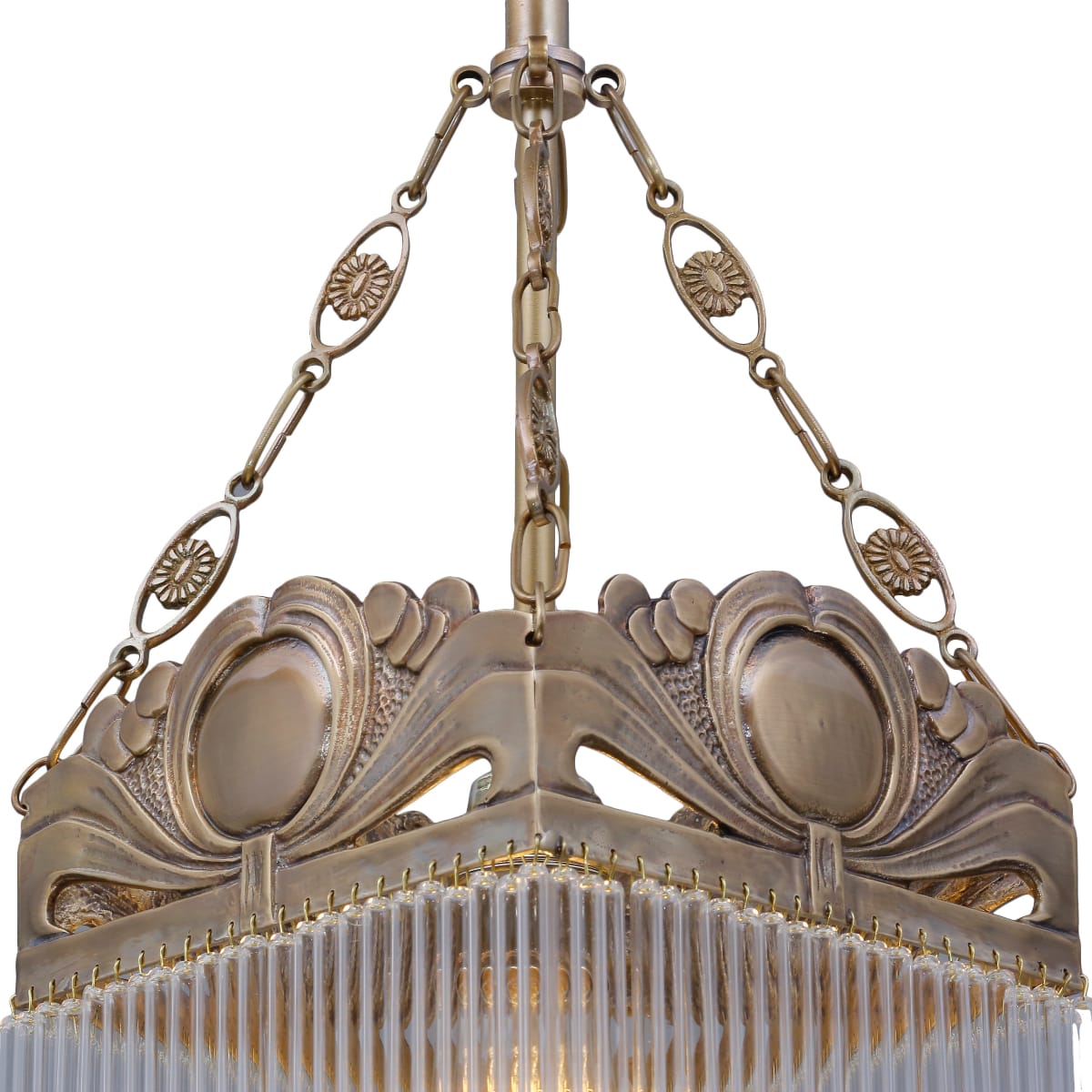 Floreale-style crystal glass pendant lamp VENEZIA, Fig. 4