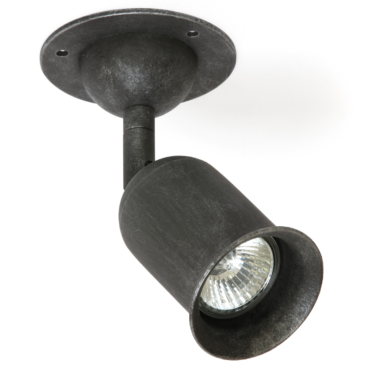 Handgearbeitete Strahlerleuchte aus Schmiedeeisen Ø 19 cm