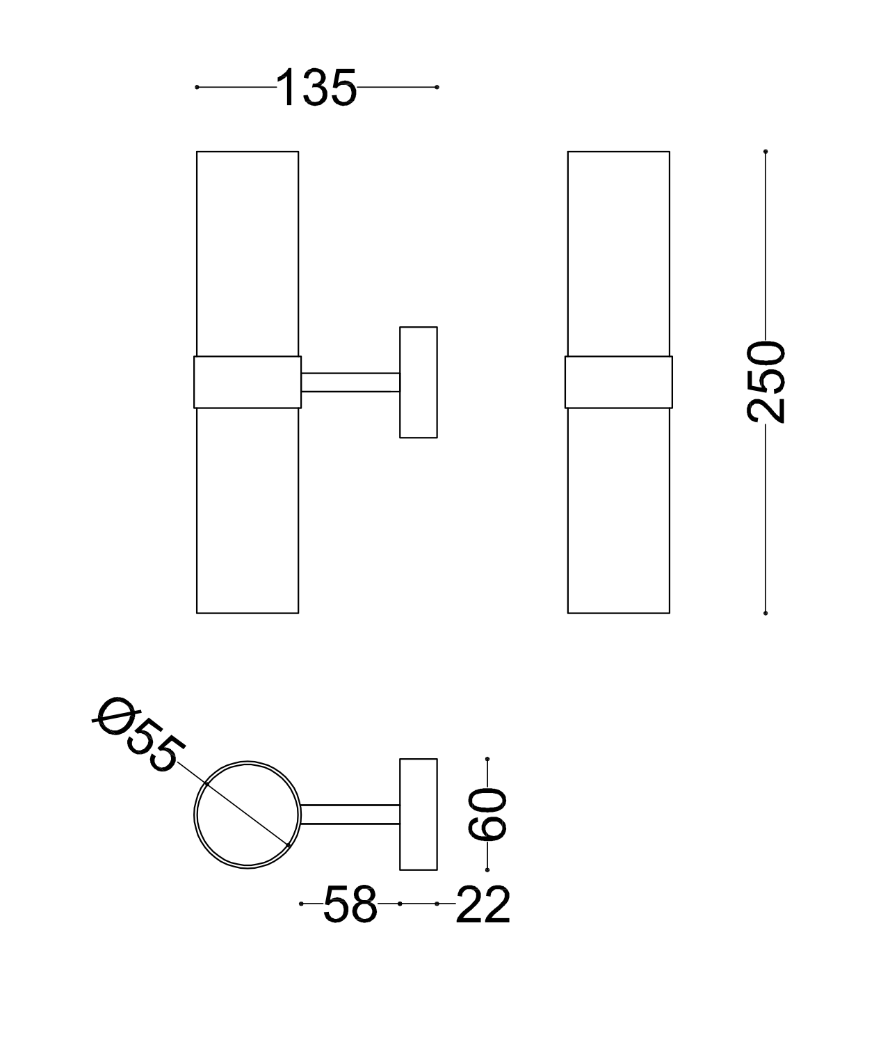 Brass Up & Down Wall Spotlight KYLE PT2, Fig. 7