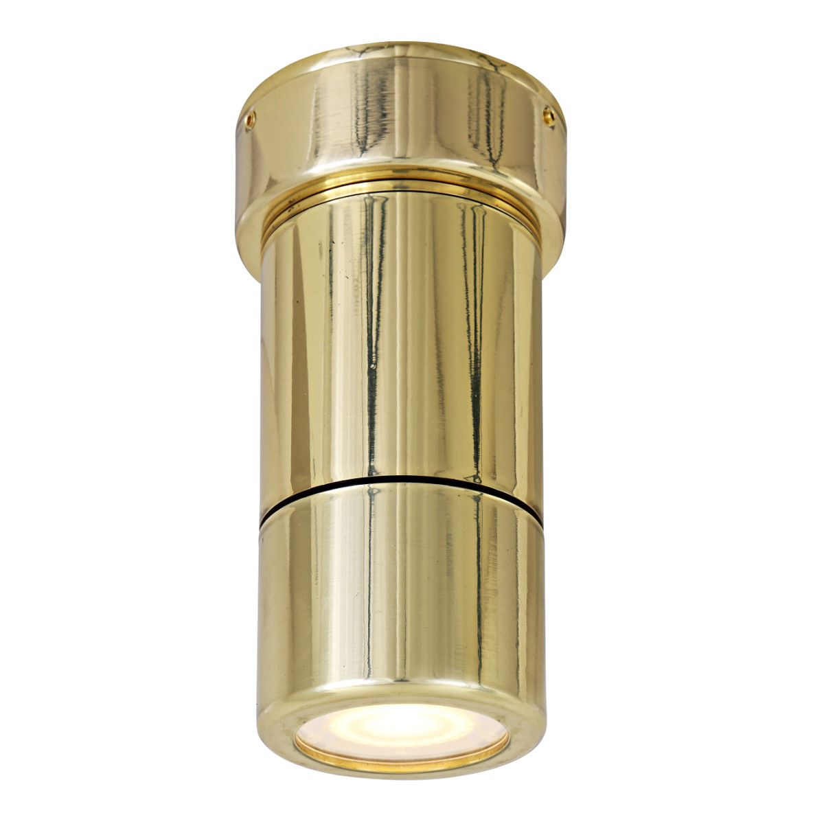 Eleganter Downlight-Deckenspot CLARE aus Messing, IP44