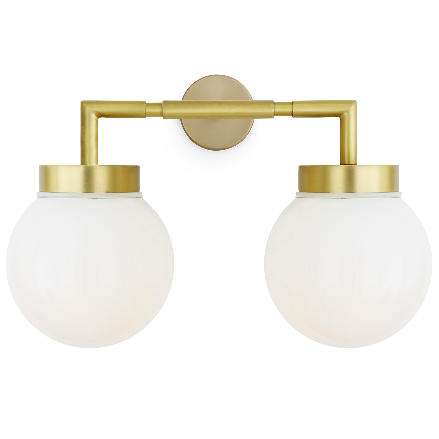 Badezimmer-Wandlampe mit zwei Kugeln, IP65