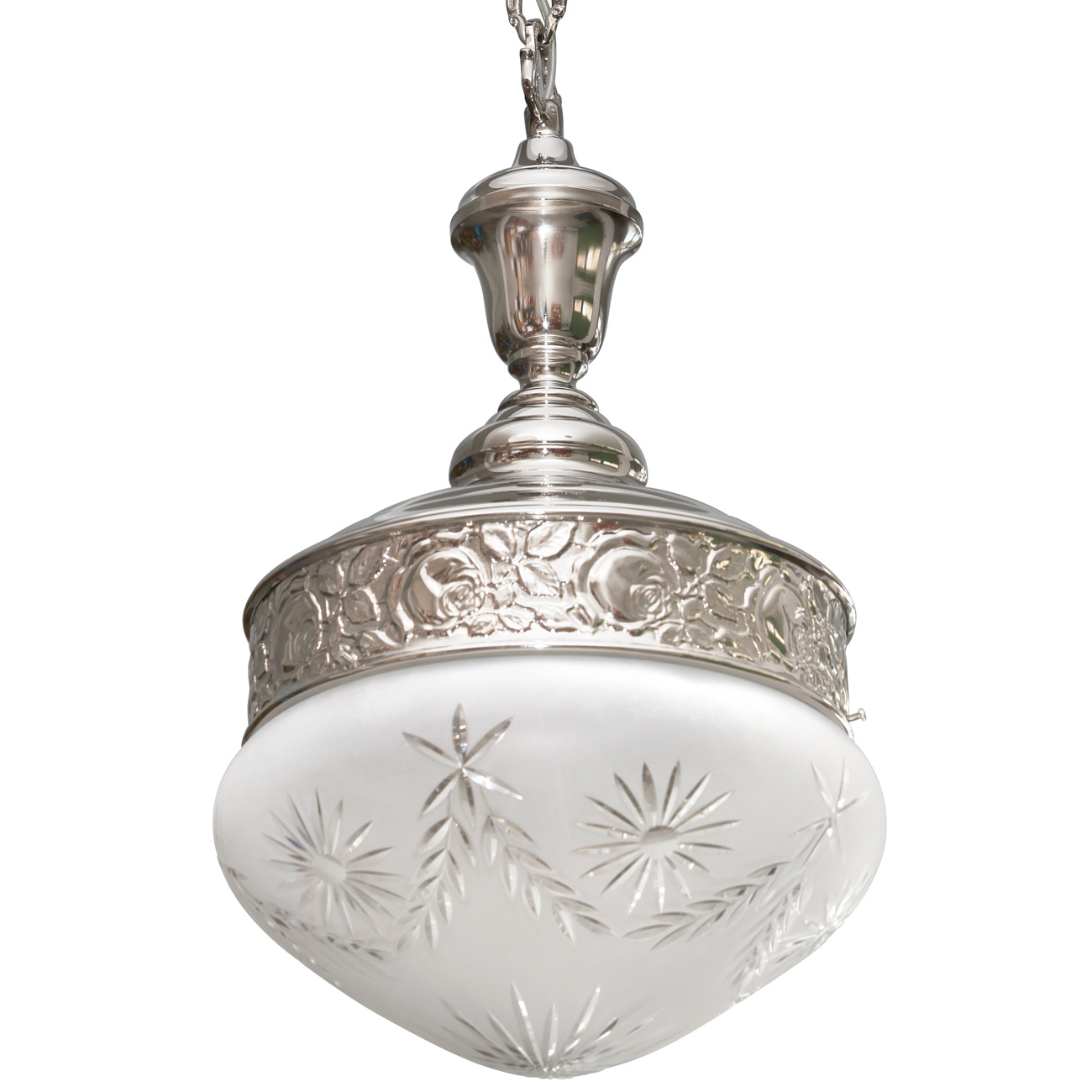 Jugendstil-Pendelleuchte QUINQUE ECCLESIAE