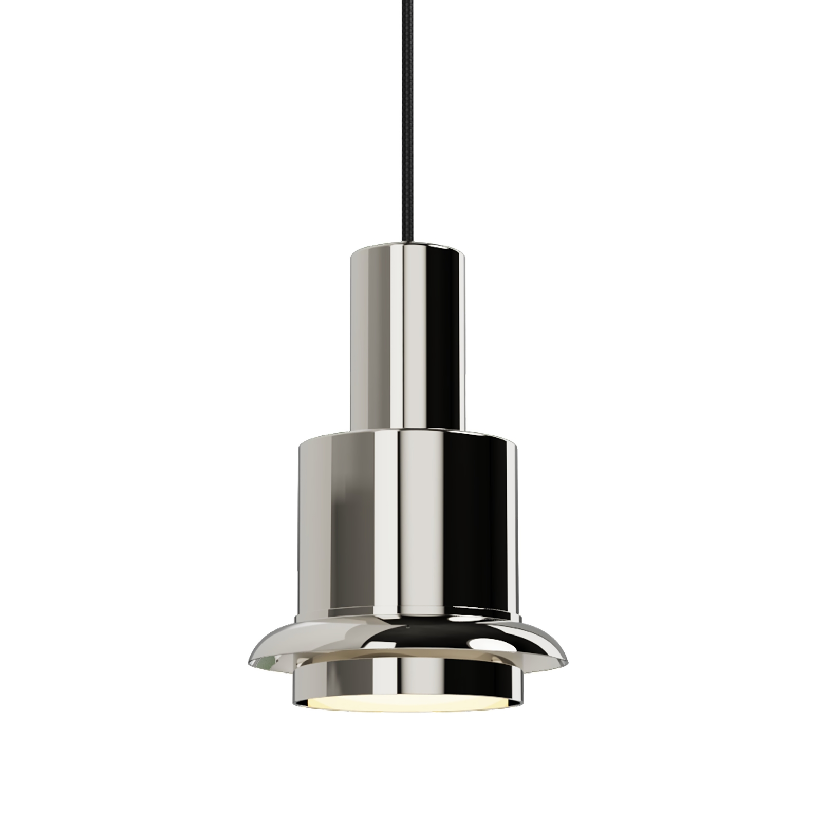 Designer Pendant Light CHAUMONT 190 in Nickel or Coloured