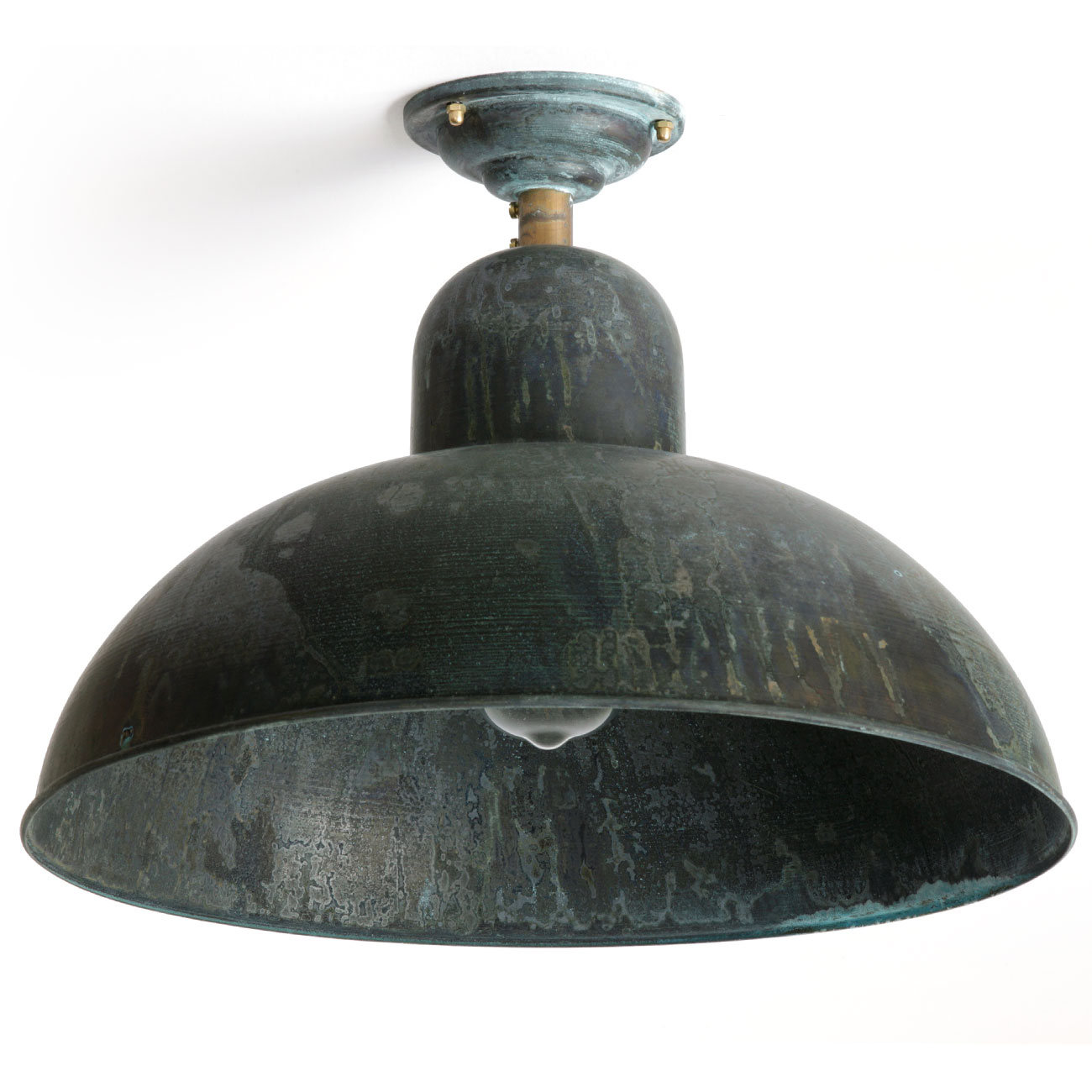 SOLINGEN Deckenleuchte aus patiniertem Kupfer Ø 30/35/40 cm