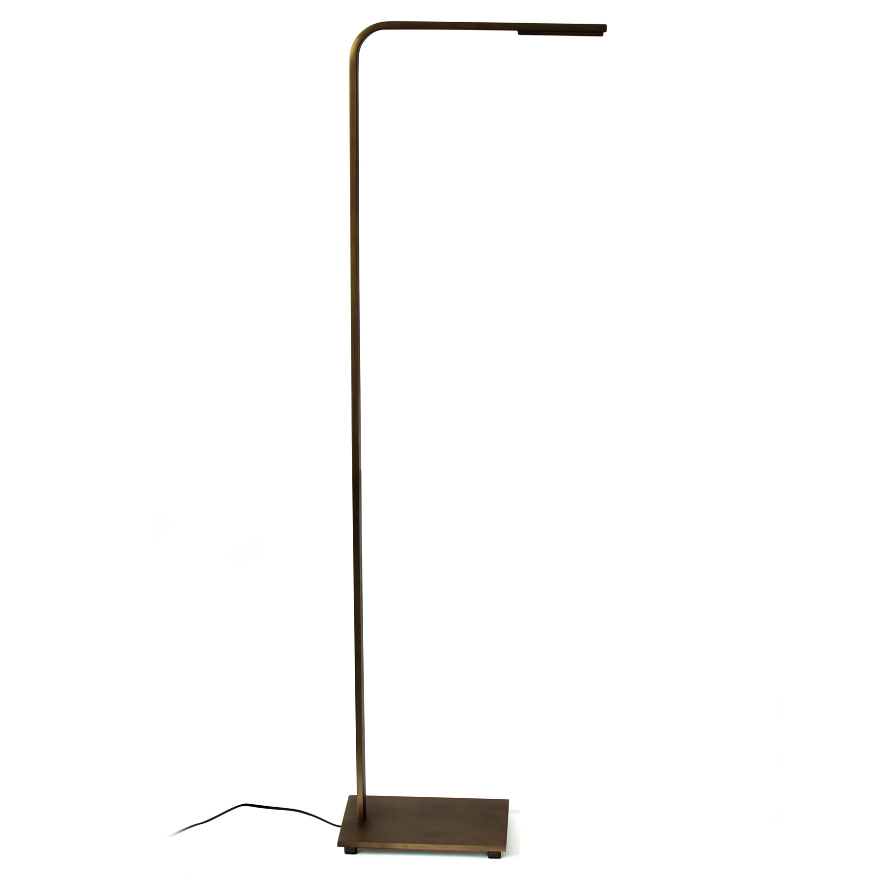Minimalistic Reading Floor Lamp PLANAR Made of Brass, 136 cm, Fig. 3