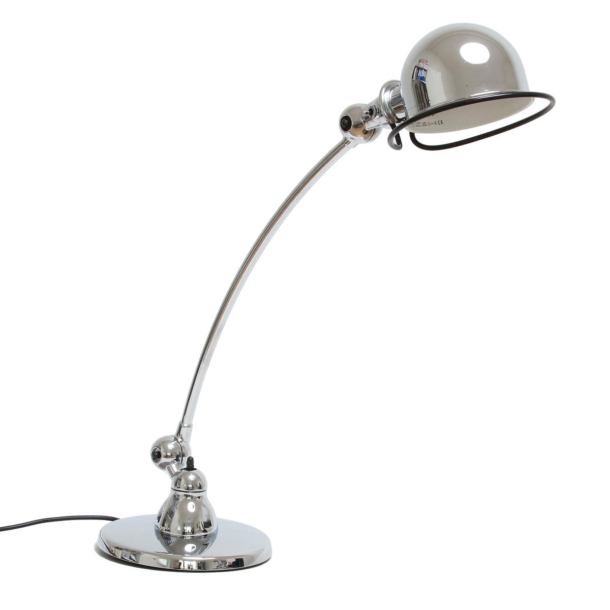 Exklusive Jieldé-Tischleuchte mit gebogenem Arm C6000