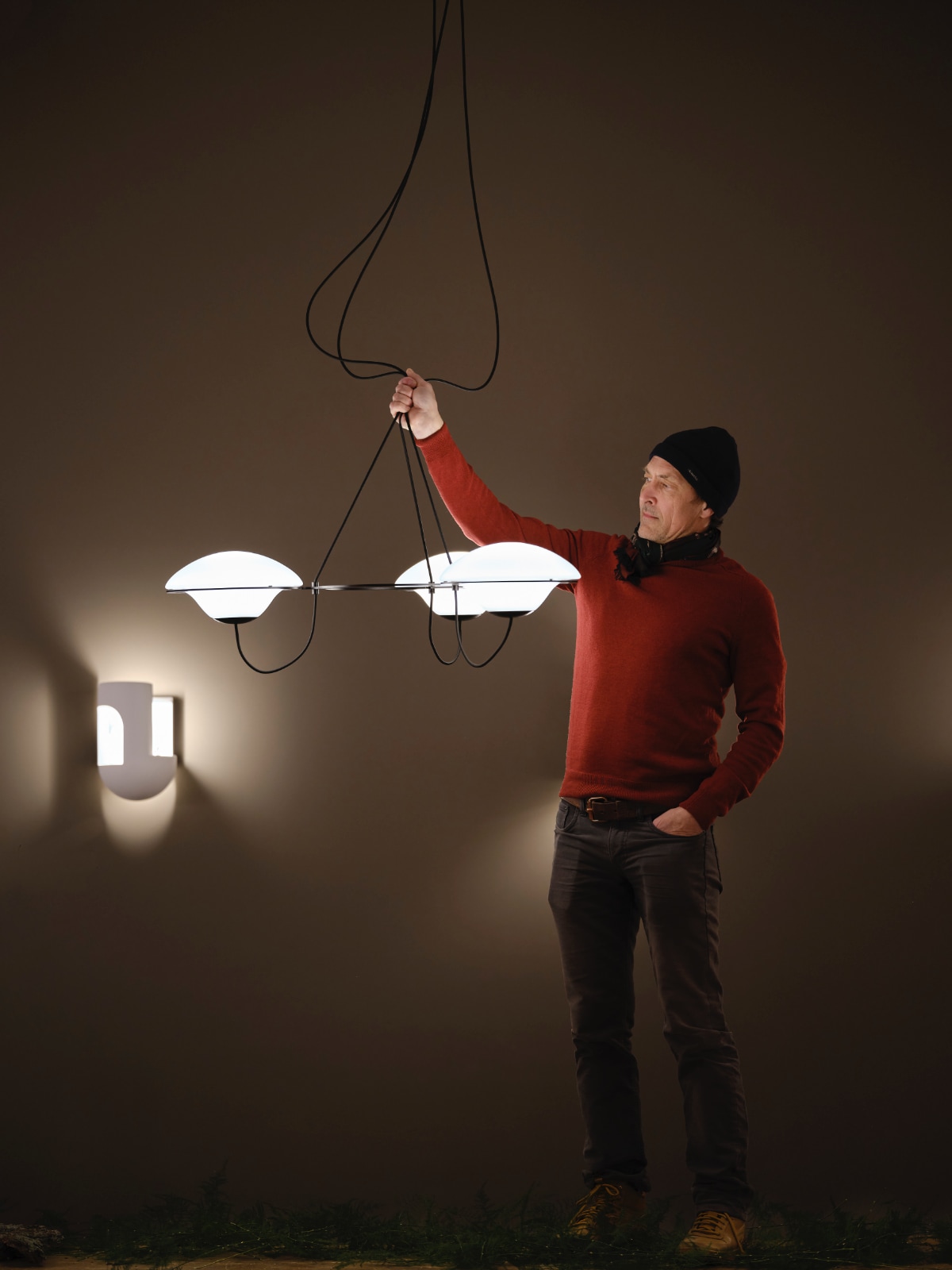 Retro-Futuristischer UFO-Design-Hängeleuchter IN THE AIR 3, Bild 10