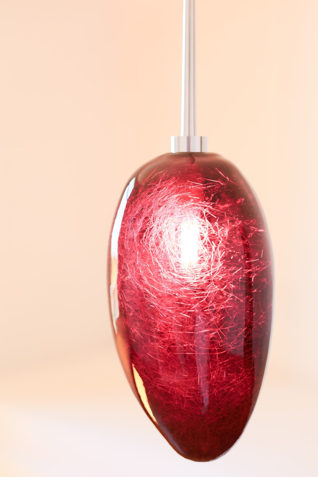 Pendant Lamp with Coloured Tapered Glass GALET 01, Fig. 6