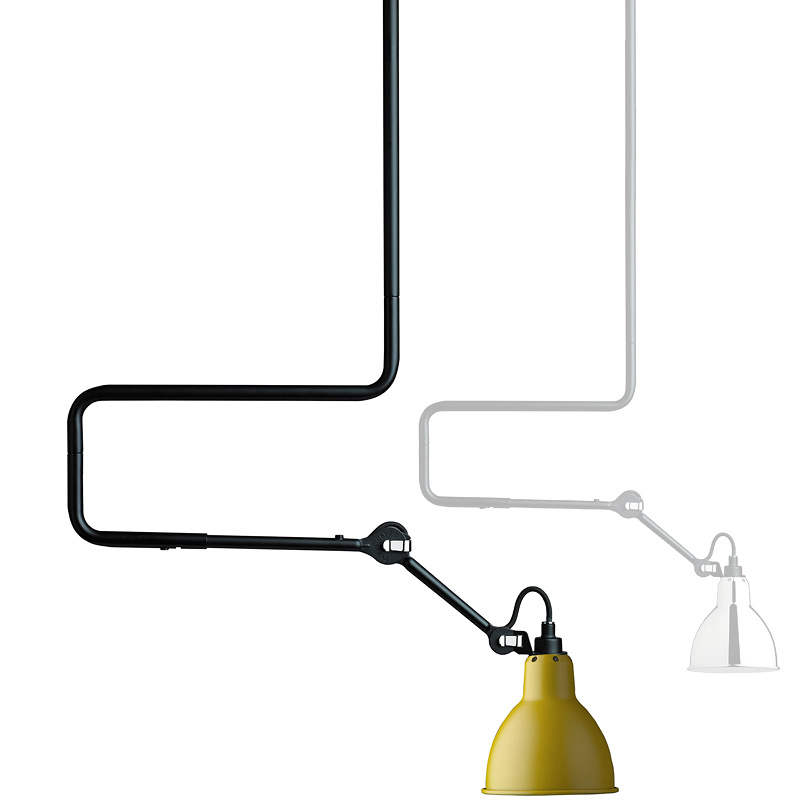Einstellbare Deckenleuchte mit Schwenkarm N° 312