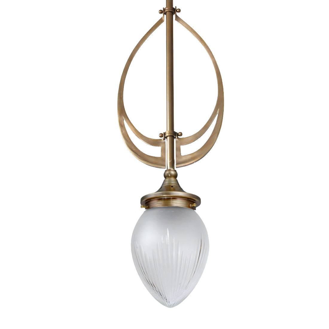Elegant Art Nouveau pendant light GENUA