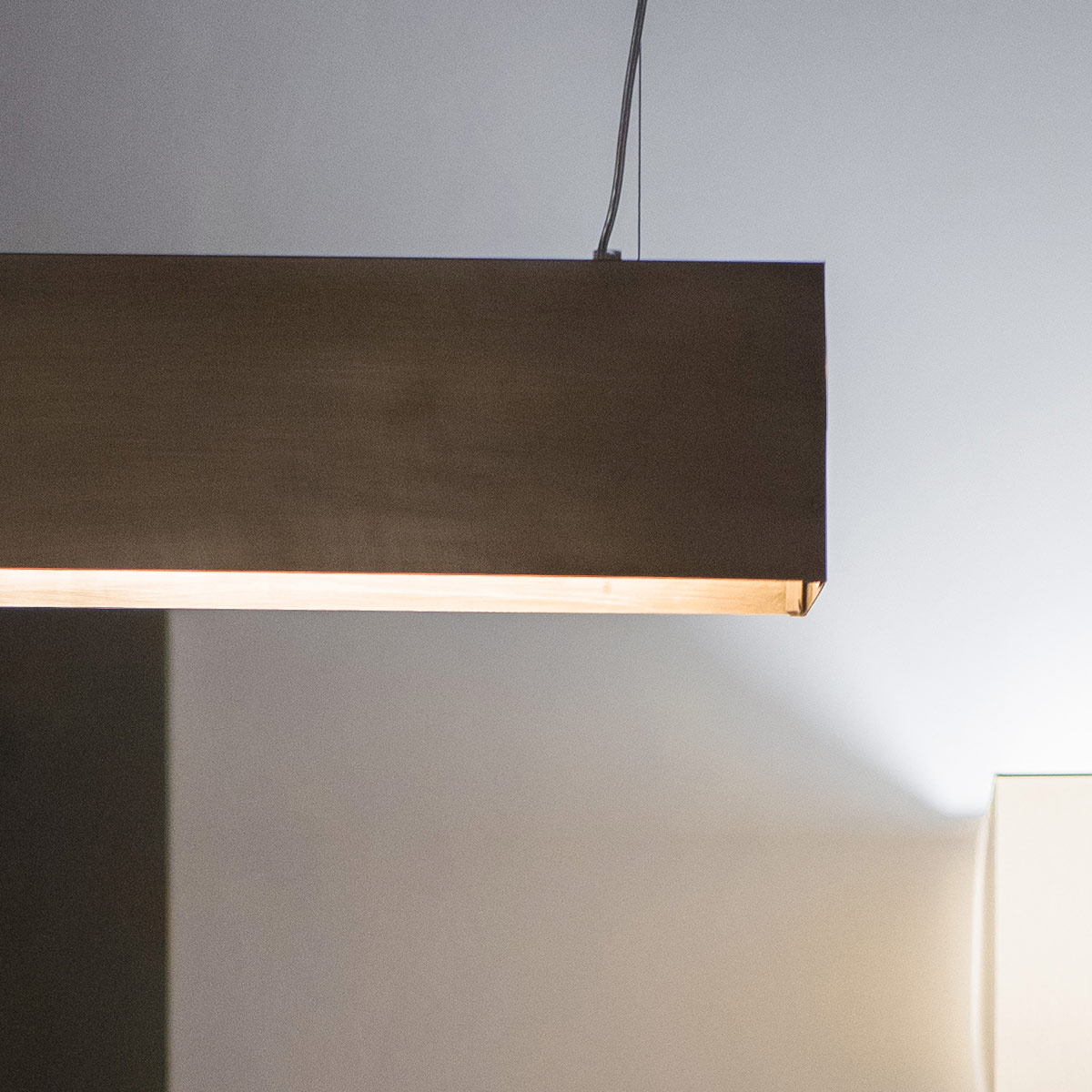 Long Brass Pendant Light for Tables GIANDUIO, 150 cm, Fig. 2