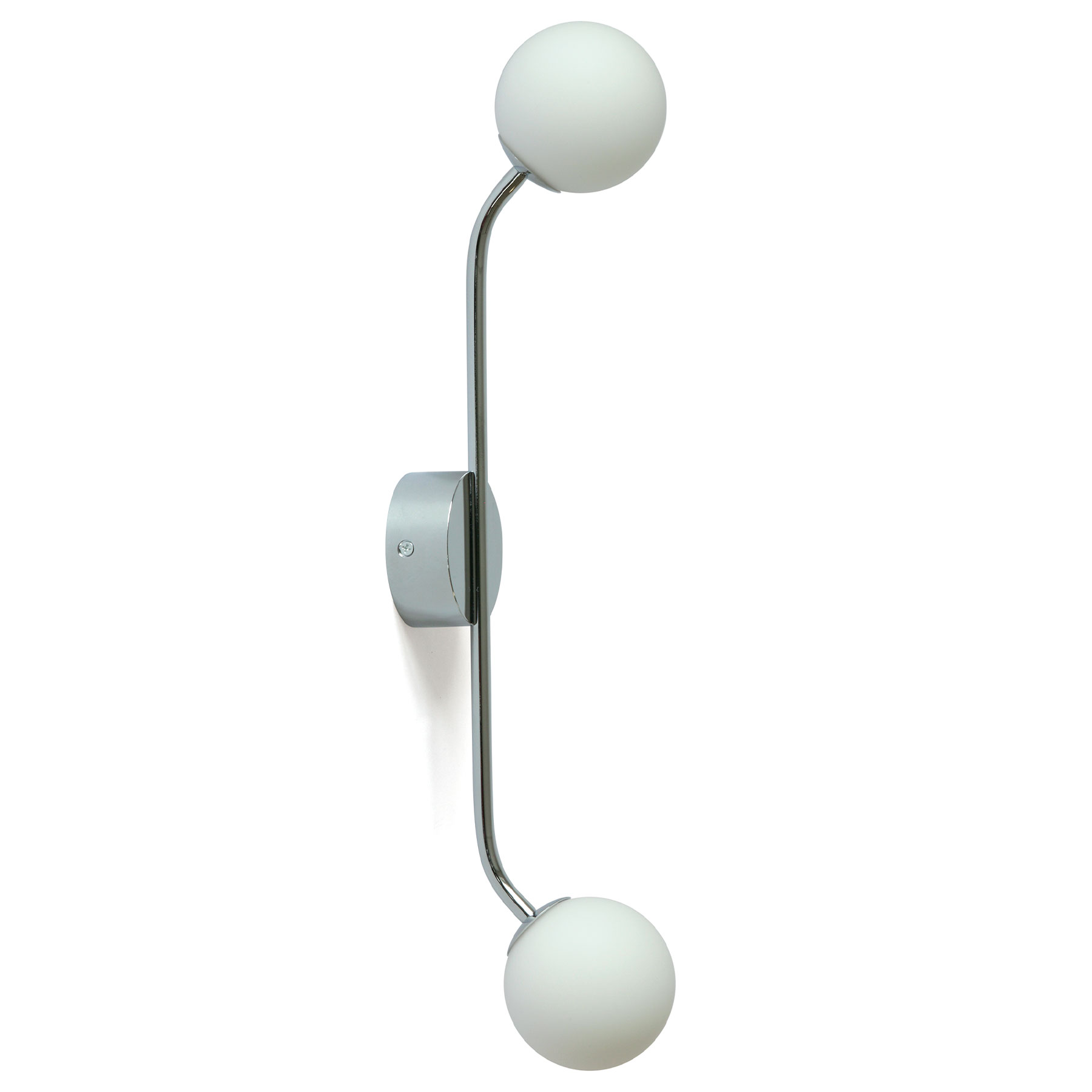 Zweiflammige Kugel-Wandleuchte DOT, Ø 8 cm