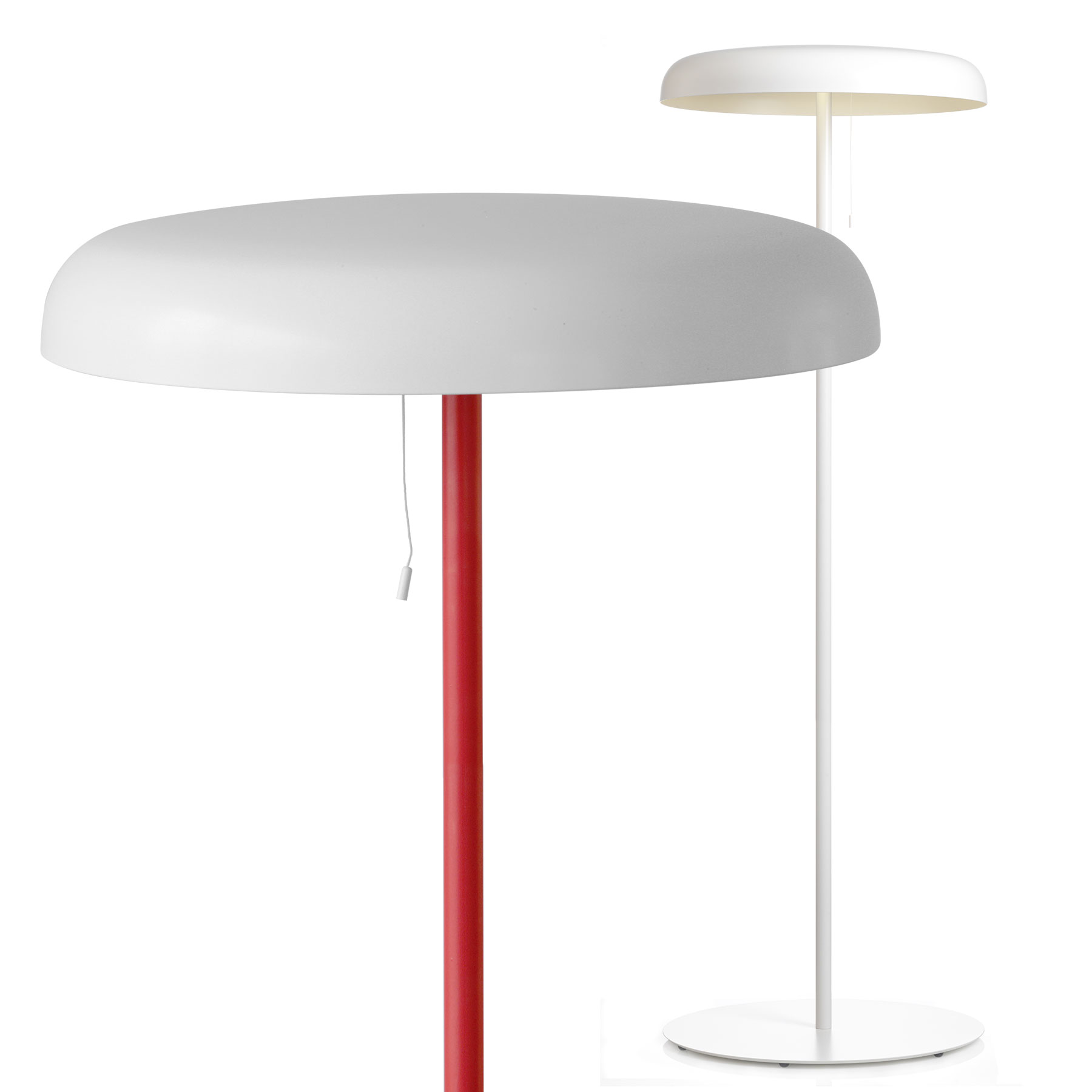 MUSHROOM Minimalistische Design-Stehleuchte 138 cm