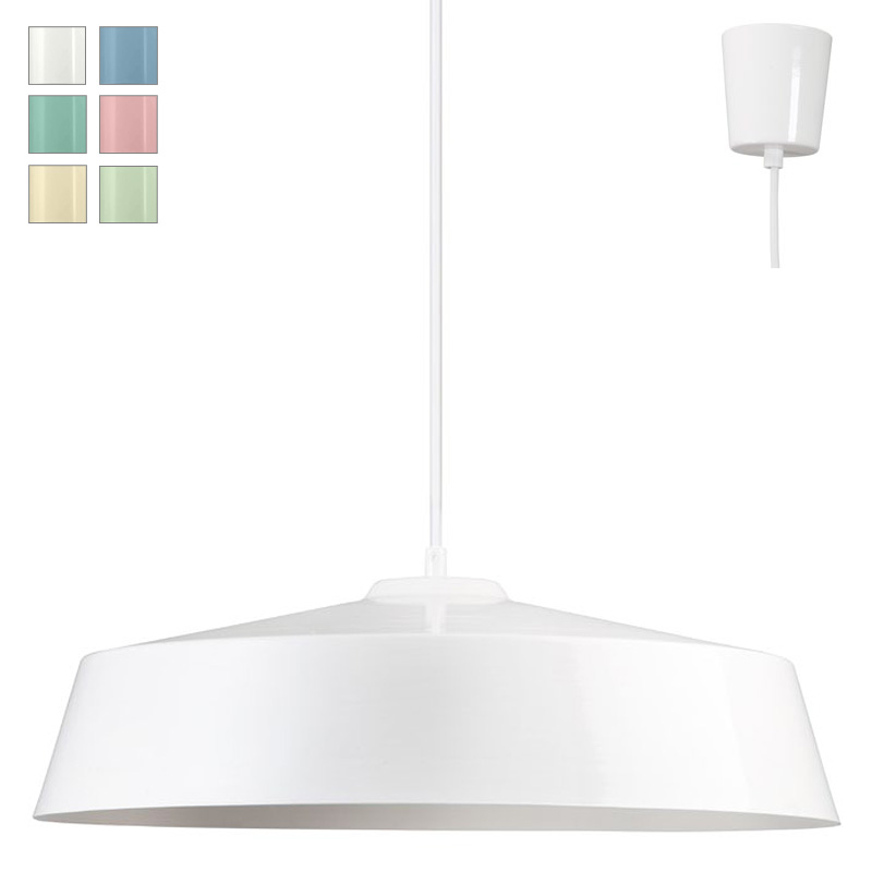 FASE Large hanging lamp made of sheet steel, Ø 47 cm