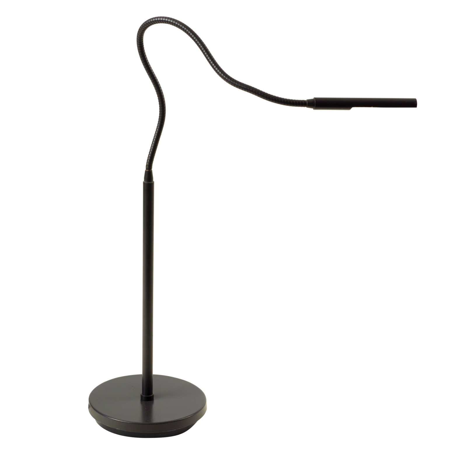 Delicate Brass Table Lamp with Flexible Arm