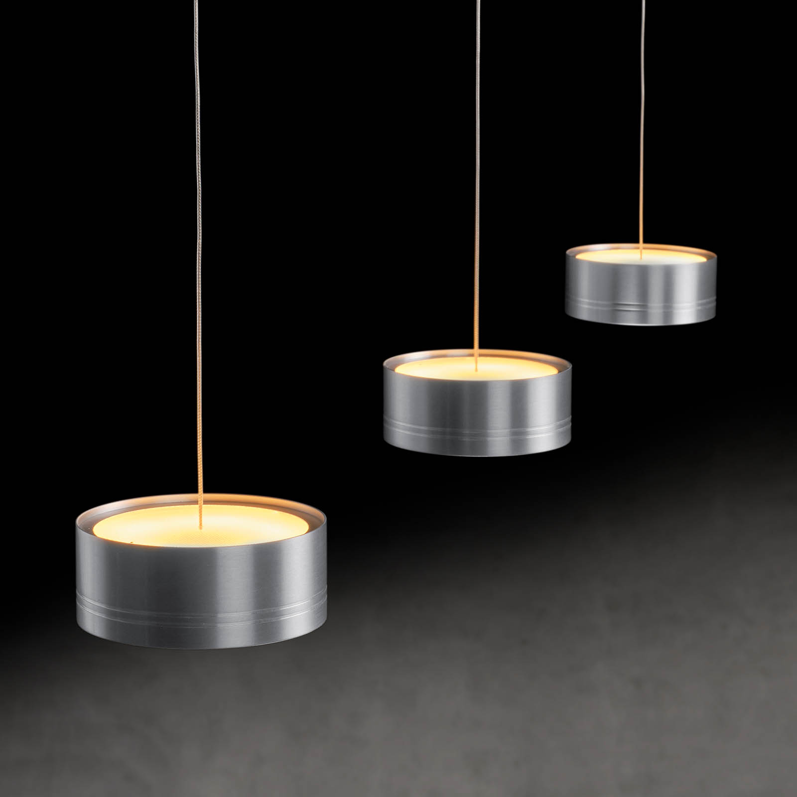 Purist 2-/3-Light Up-Down Pendant Light FAVOR: Aluminium matt