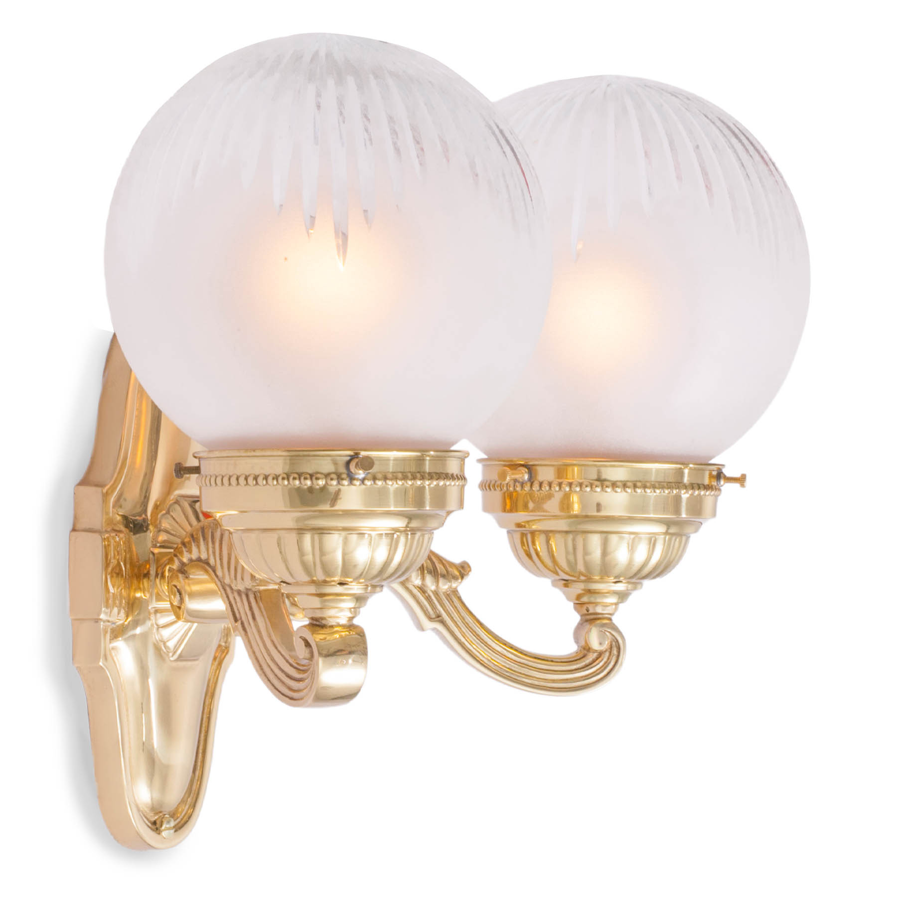 Two-flamed classic wall light SOLON WL VI