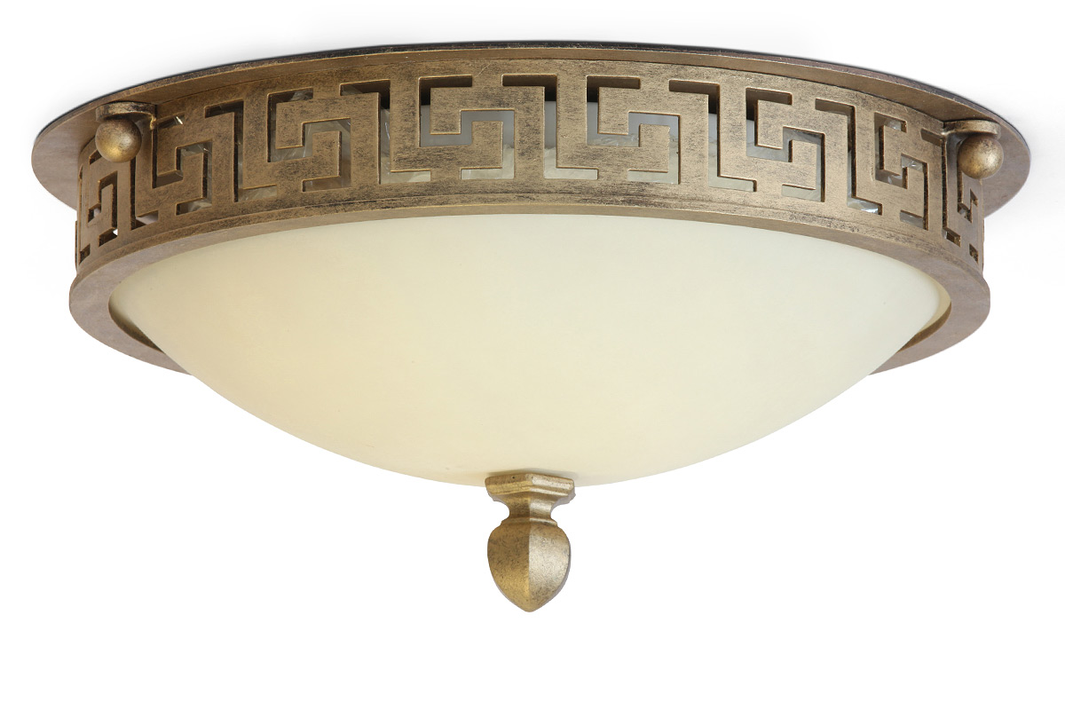 Jugendstil-Deckenleuchte aus Schmiedeeisen DE2365 Ø 41,5 cm