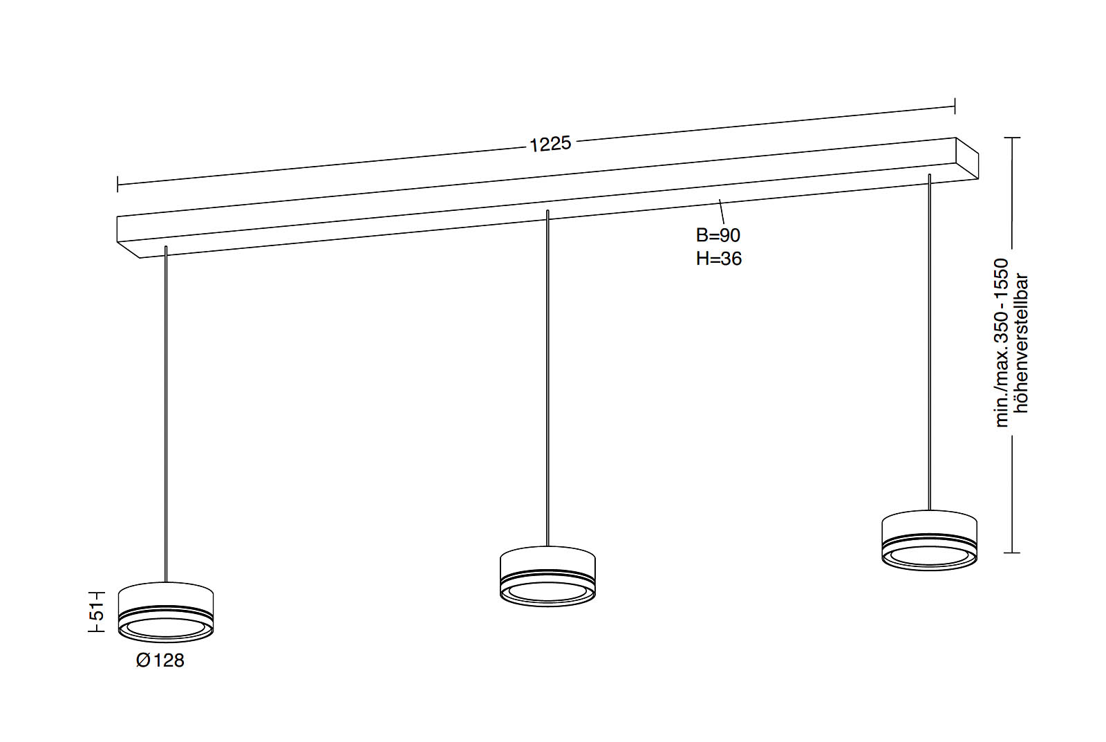 Purist 2-/3-Light Up-Down Pendant Light FAVOR, Fig. 12