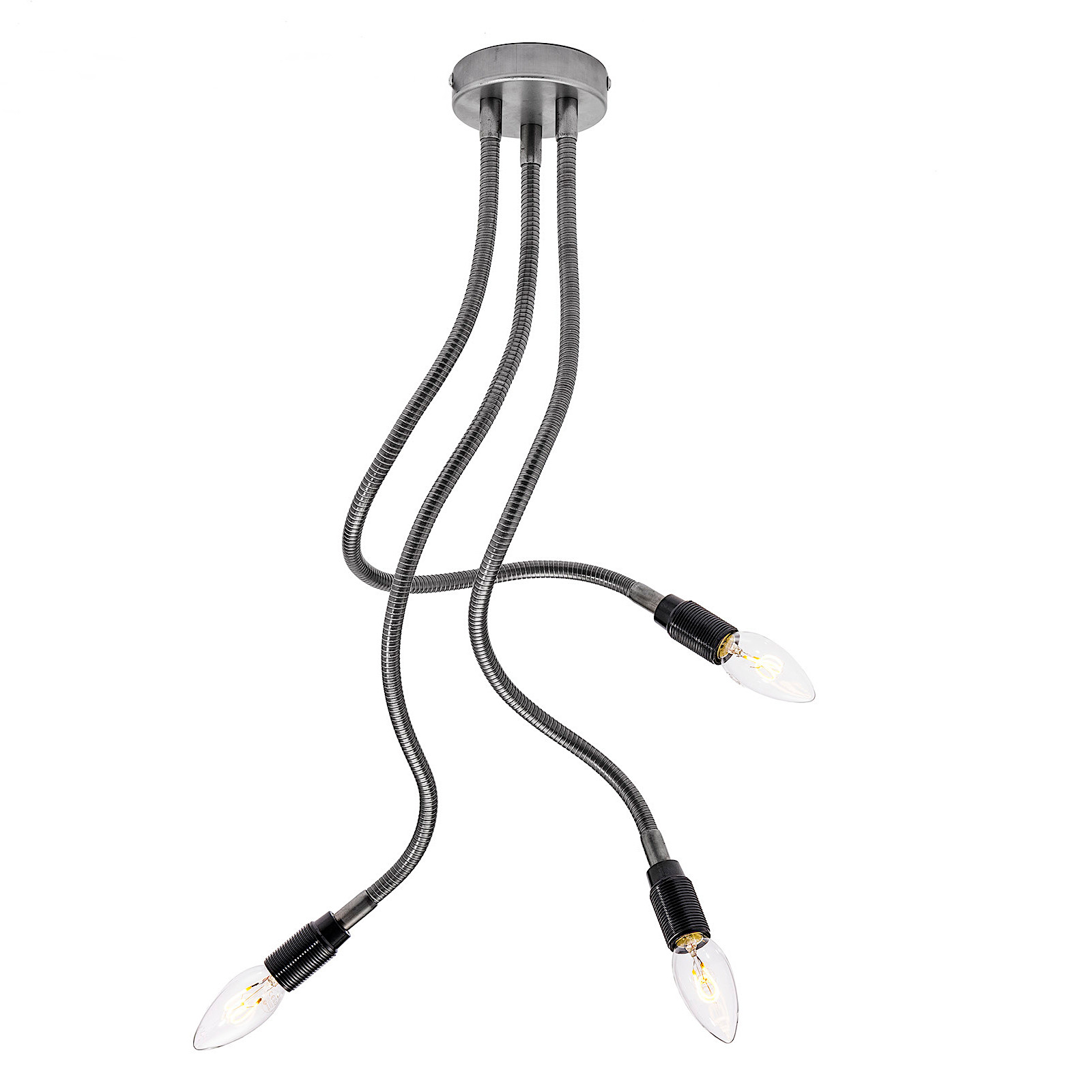 Flexible 3-Armed Ceiling Chandelier DREIARM LANG
