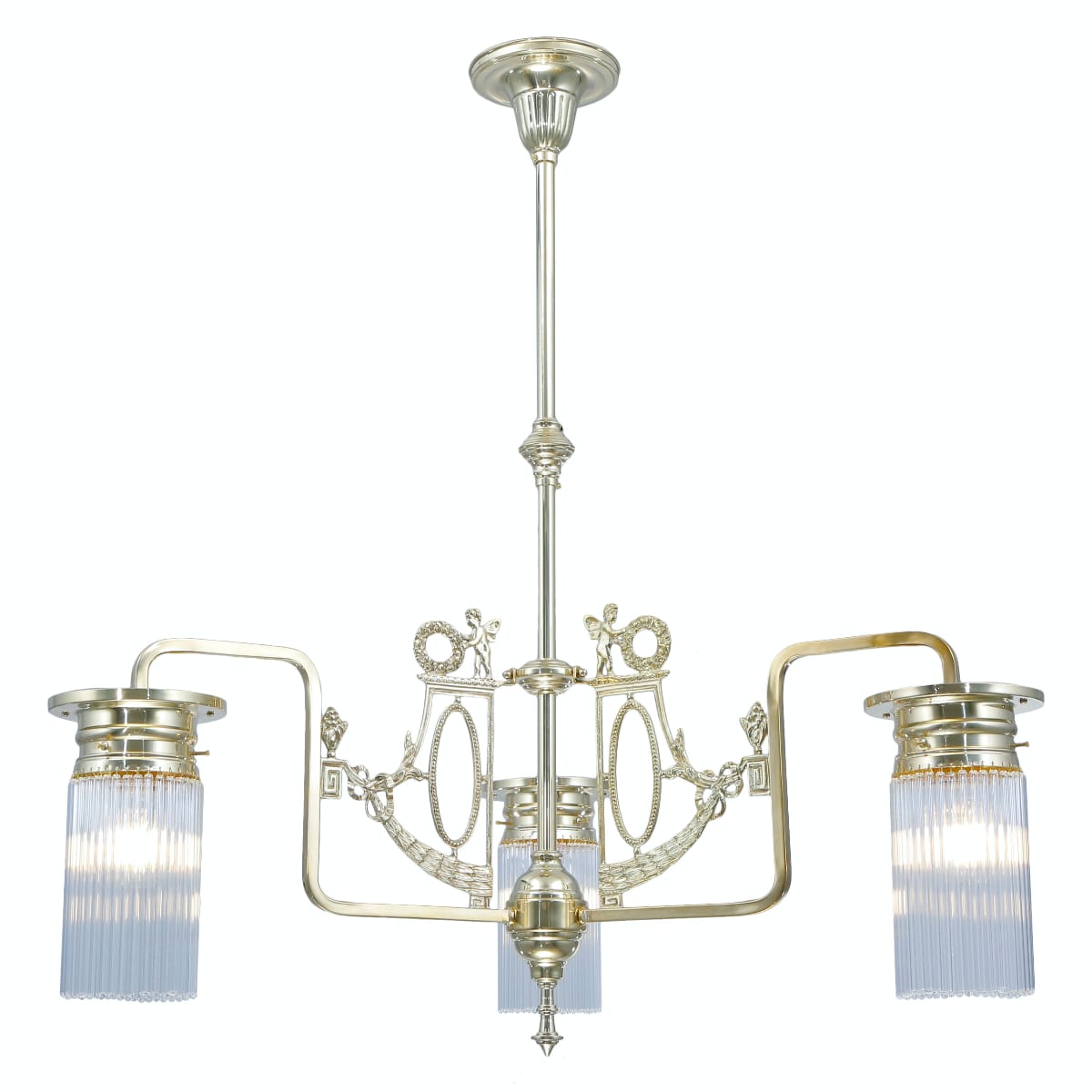 Stile Floreale-Kristallglasleuchter VENEZIA CH I-3
