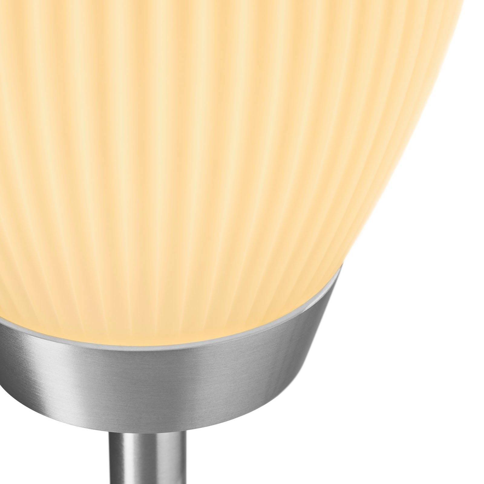 Height Adjustable Floor Lamp PLISSEE S with Pleated Glass Shade, Fig. 8