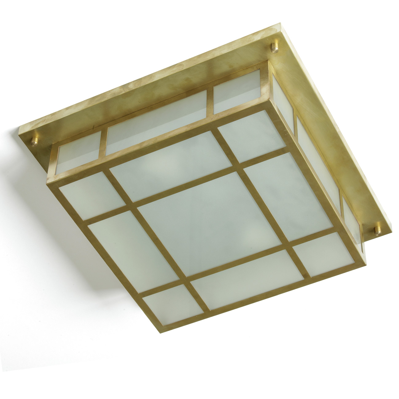 Quadratische vergitterte Kassetten-Deckenleuchte 40 cm