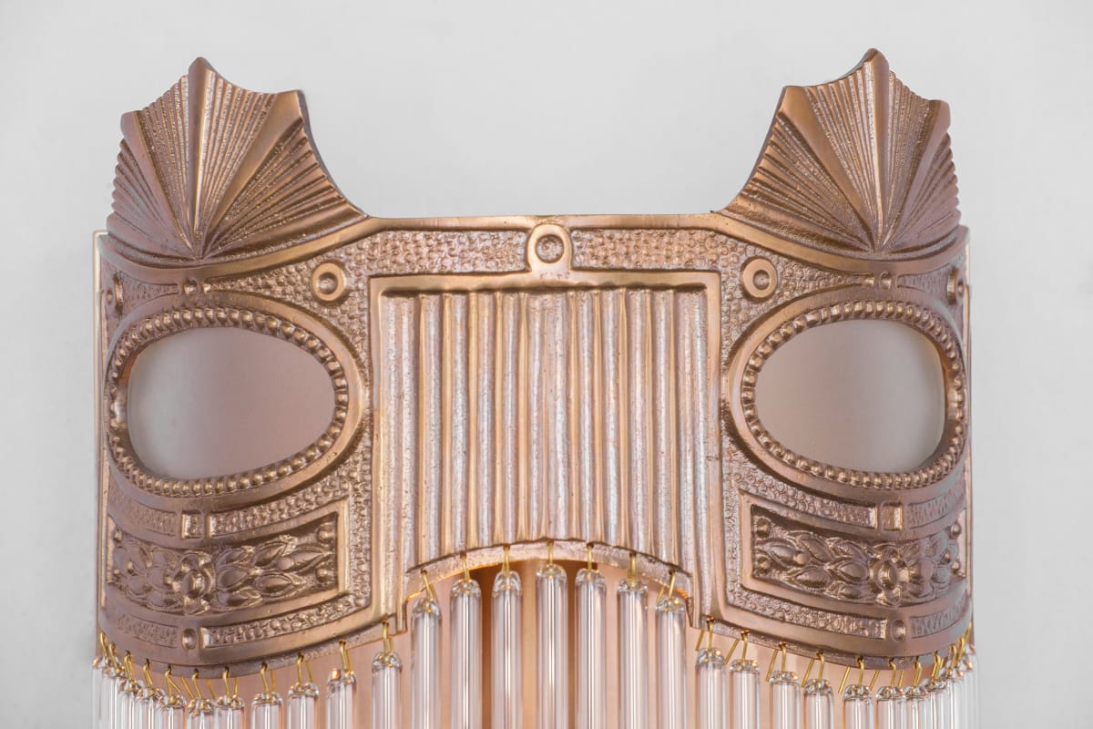 Stile Liberty-Applique mit Kristallglas TRENTINO WL III, Bild 5