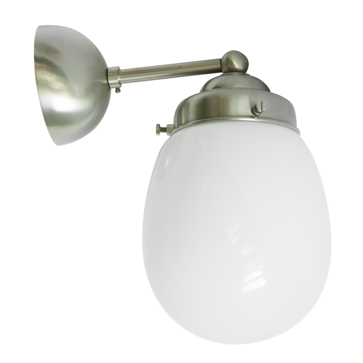Kleine Wandleuchte mit Tropfen-Opalglas