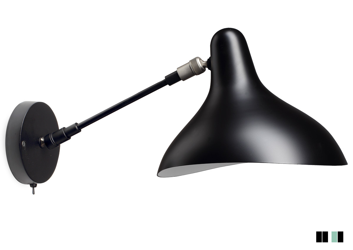 MANTIS Wandleuchte im Mid-Century-Design