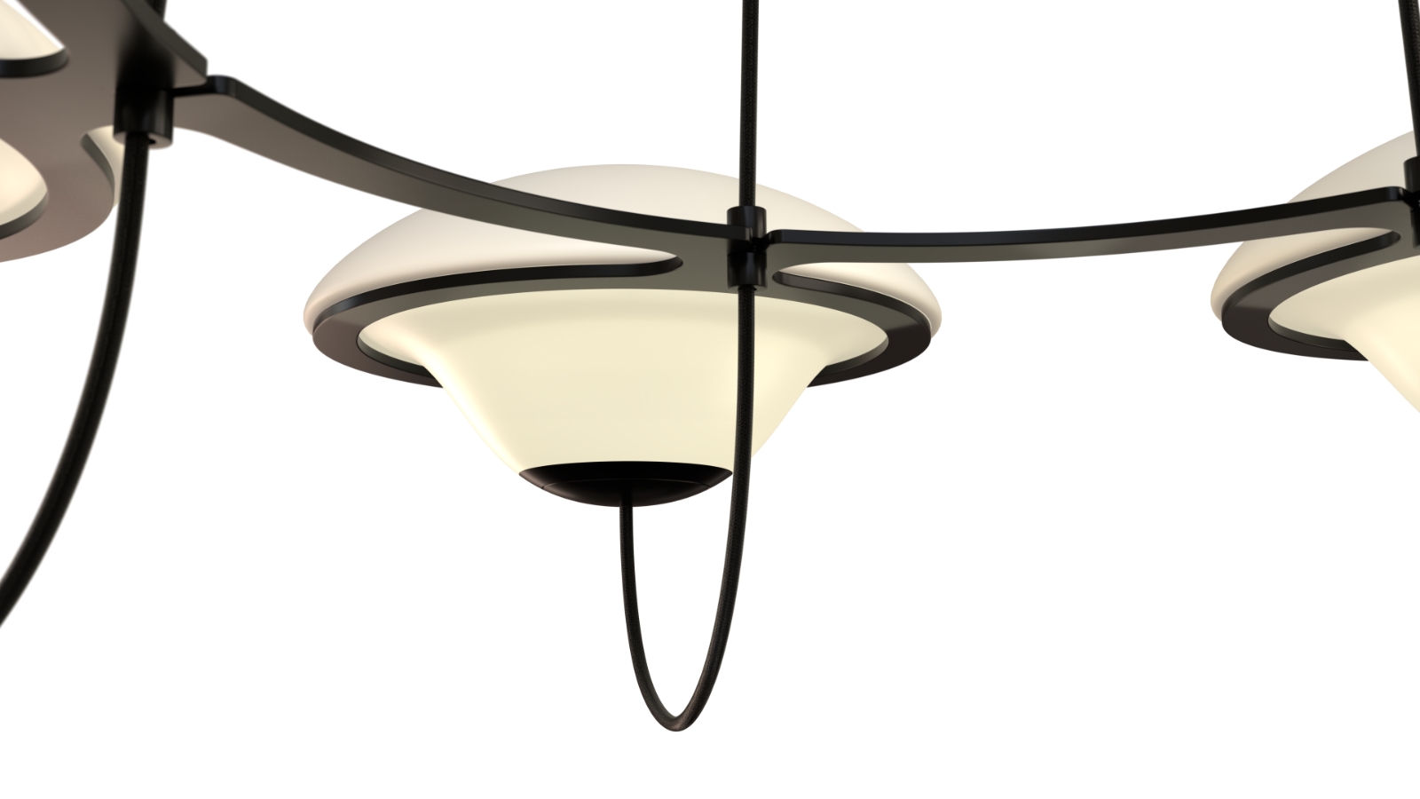 Retro-Futuristic UFO Design Chandelier IN THE AIR 6, Fig. 4