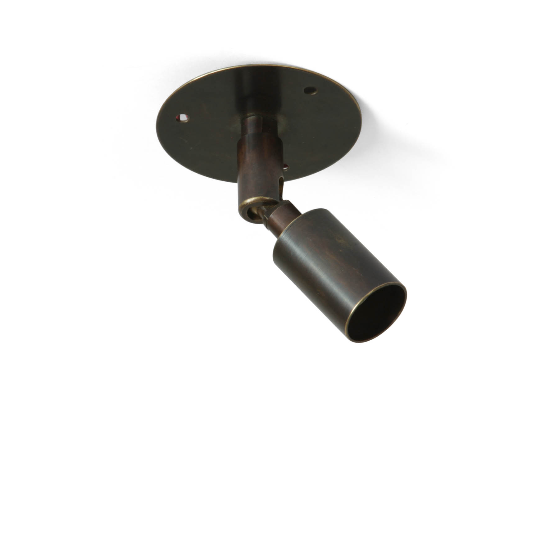 Zierlicher Deckenspot aus Messing 4 cm