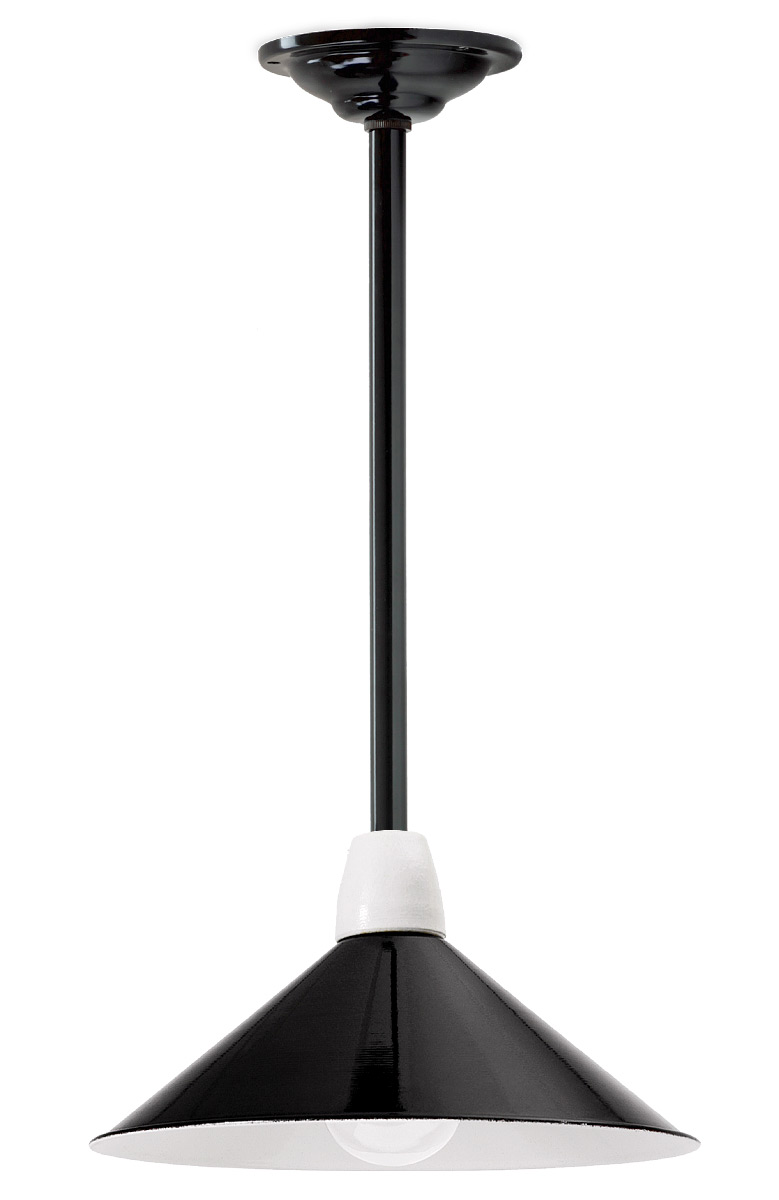 Simple rod pendant light with clean lines BORKEN