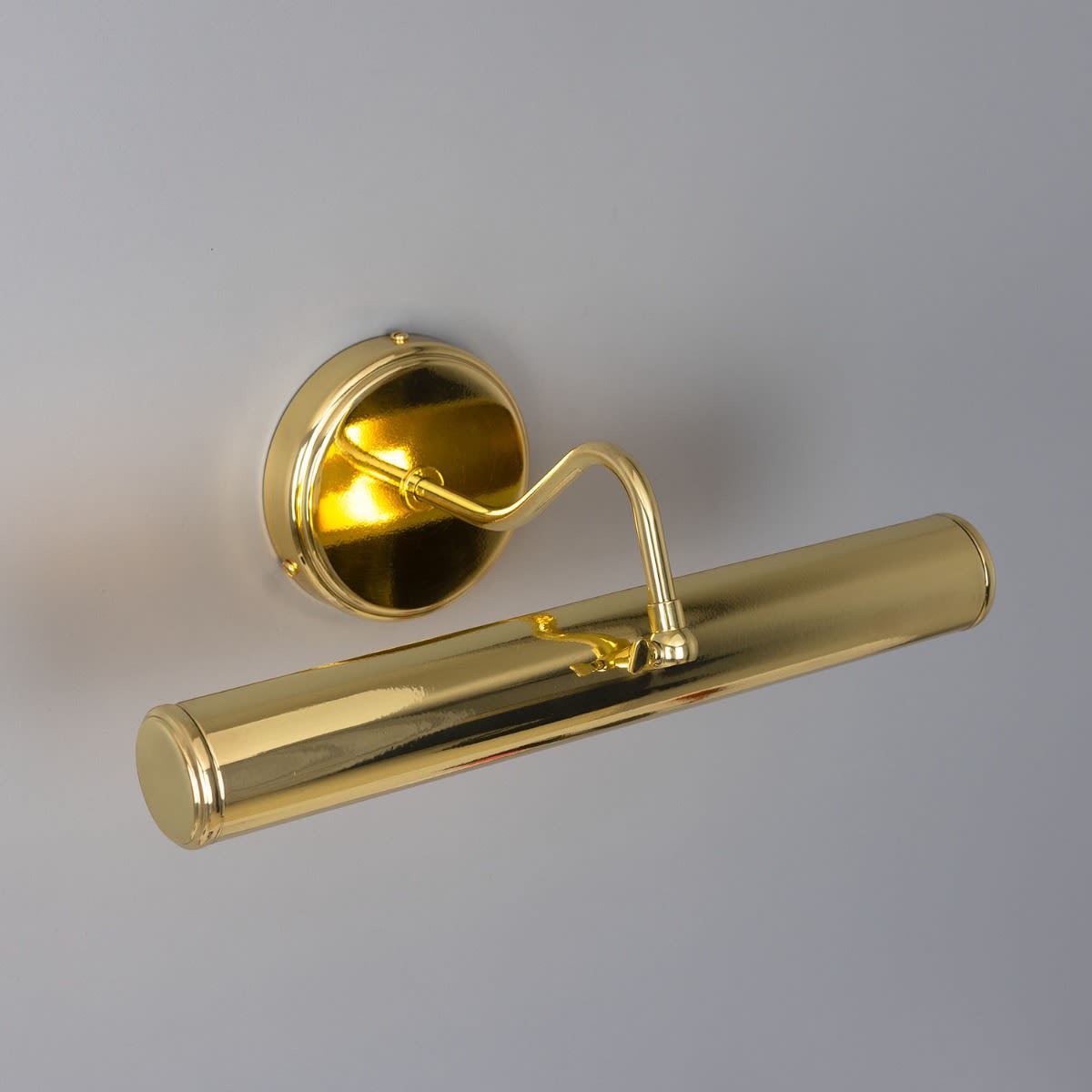 Classic Picture Wall Light Made of Brass, 50 cm: Messing poliert
