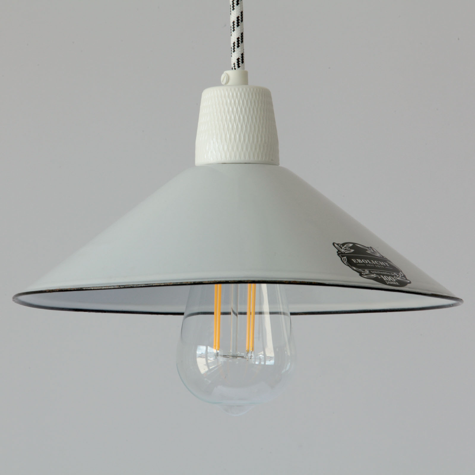 Unique Pieces with Antique Enamel Shades: Borken Pendant Lamp 240 mm, Fig. 2