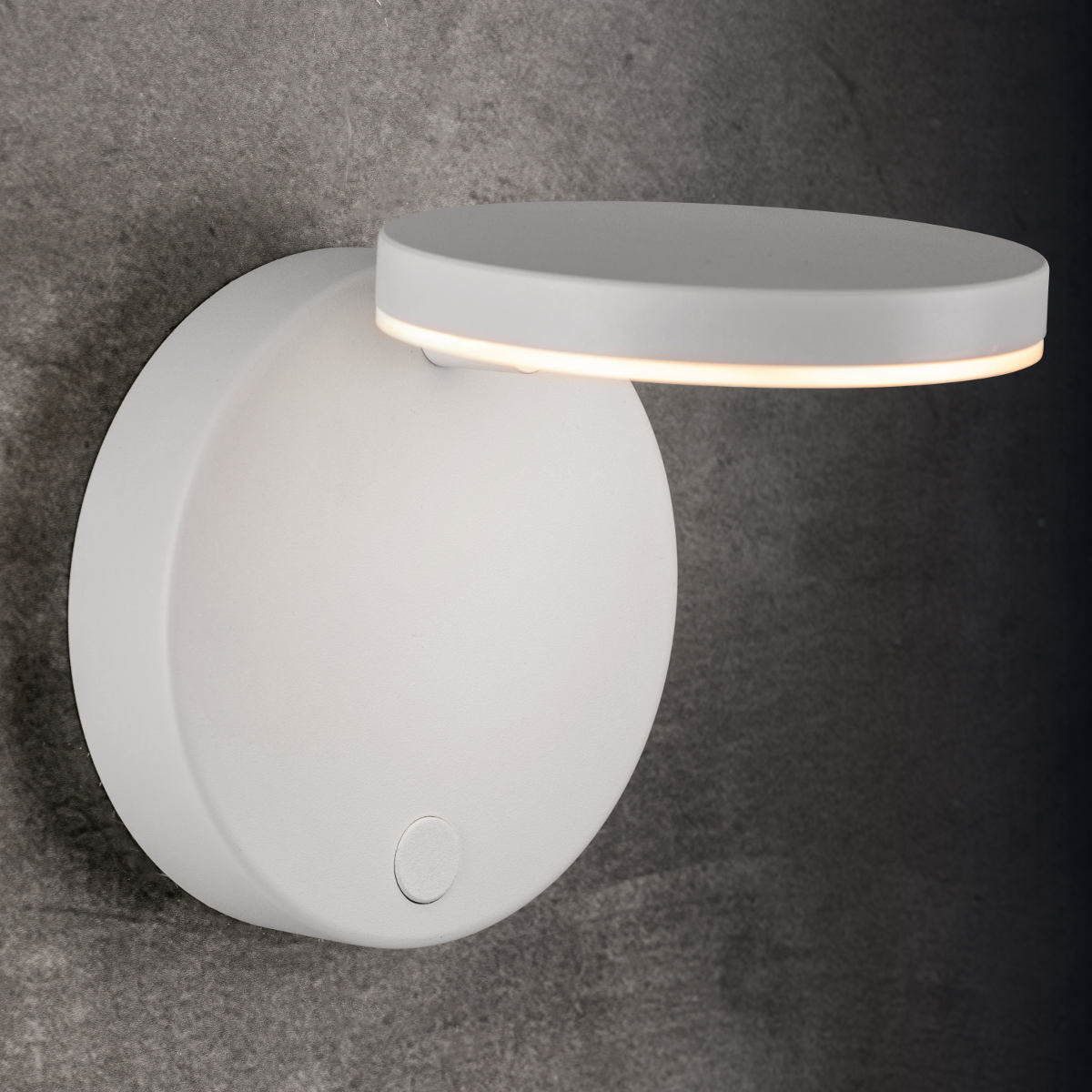 Einstellbare, minimalistische LED-Wandleuchte PLANO, mit Dimmer