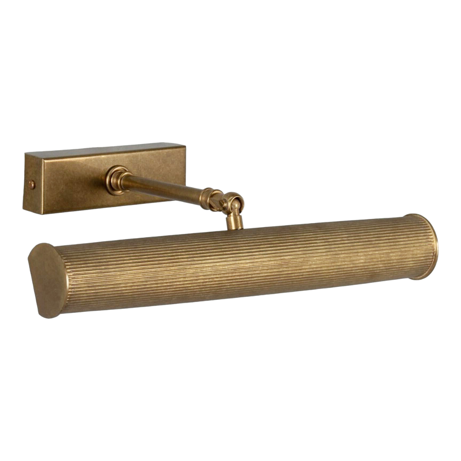 Kleine Bilderleuchte 36 cm mit geriffeltem Schirm