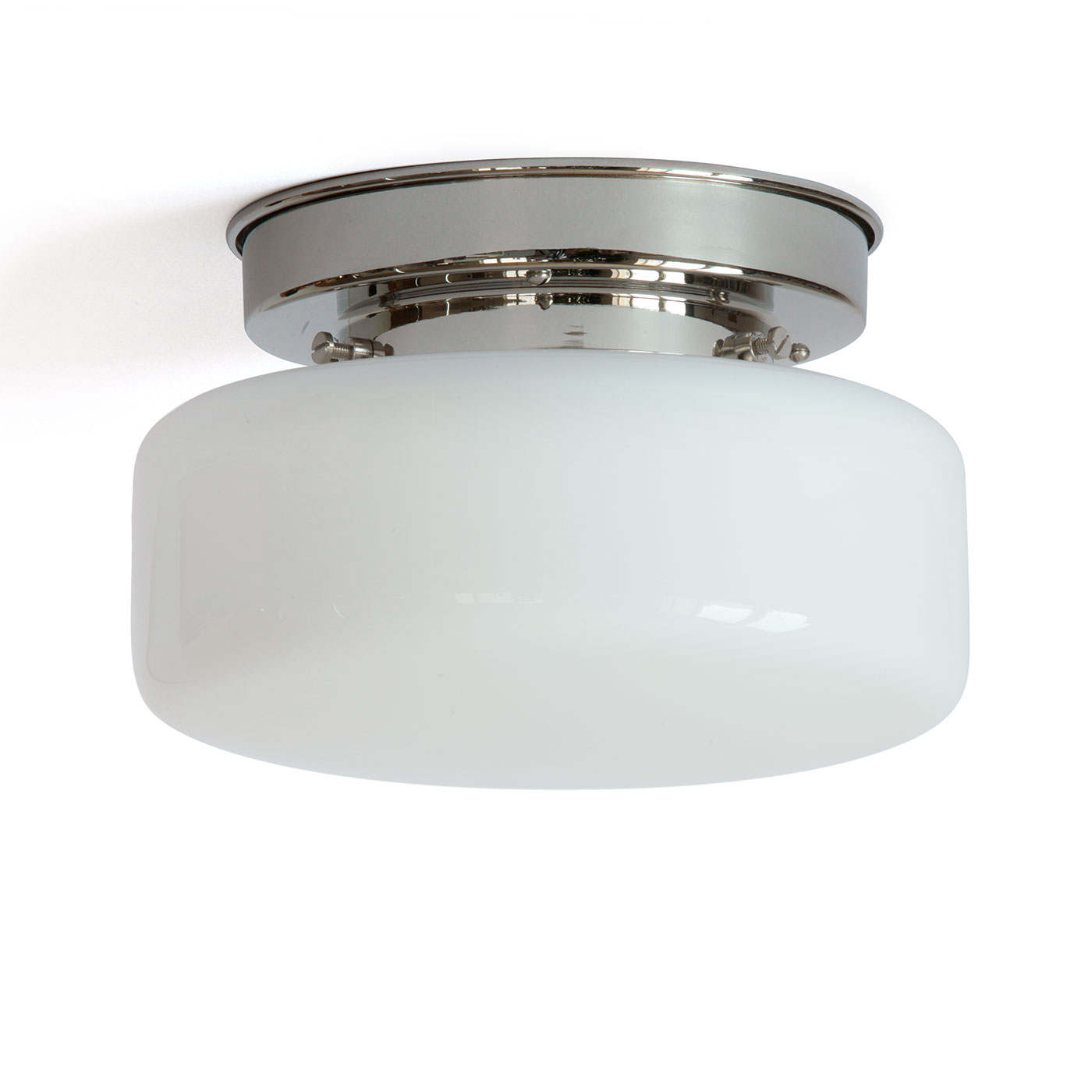 Kleine Deckenleuchte mit Opalglas-Schirm „Pille“ Ø 22 cm