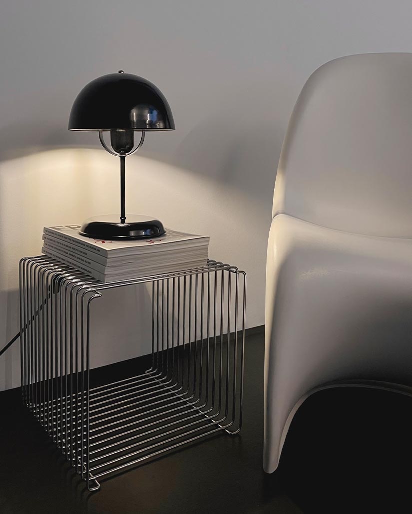 "Mushroom" Table Lamp with Metal Shade FUNGUS, Fig. 4