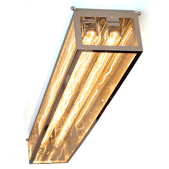Box ceiling light for two tubular bulbs LINESTRA 111 cm