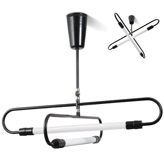 MANNHEIM PLUS Double-flame neon tube pendant light