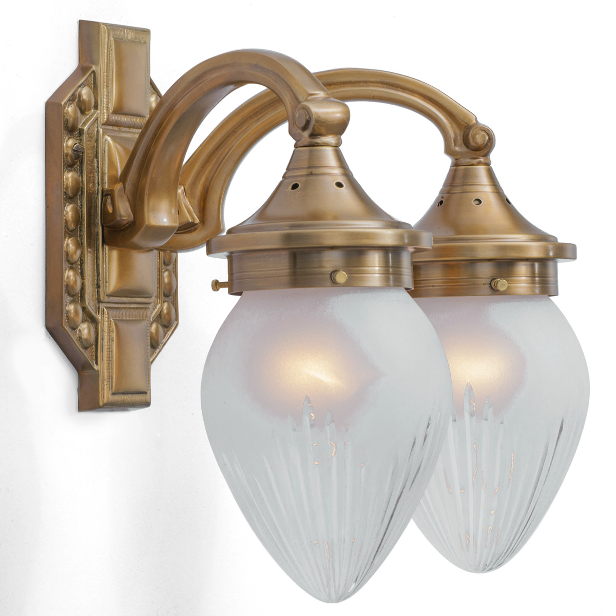 Two-flame Habsburg wall sconce PRESSBURG WL III