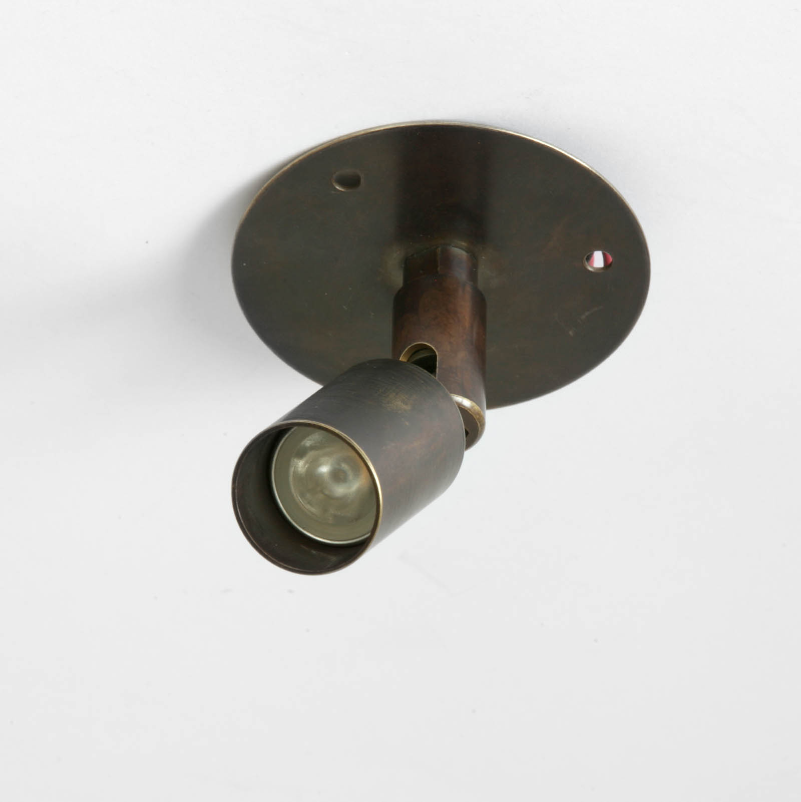 Zierlicher Deckenspot aus Messing 4 cm, Bild 3